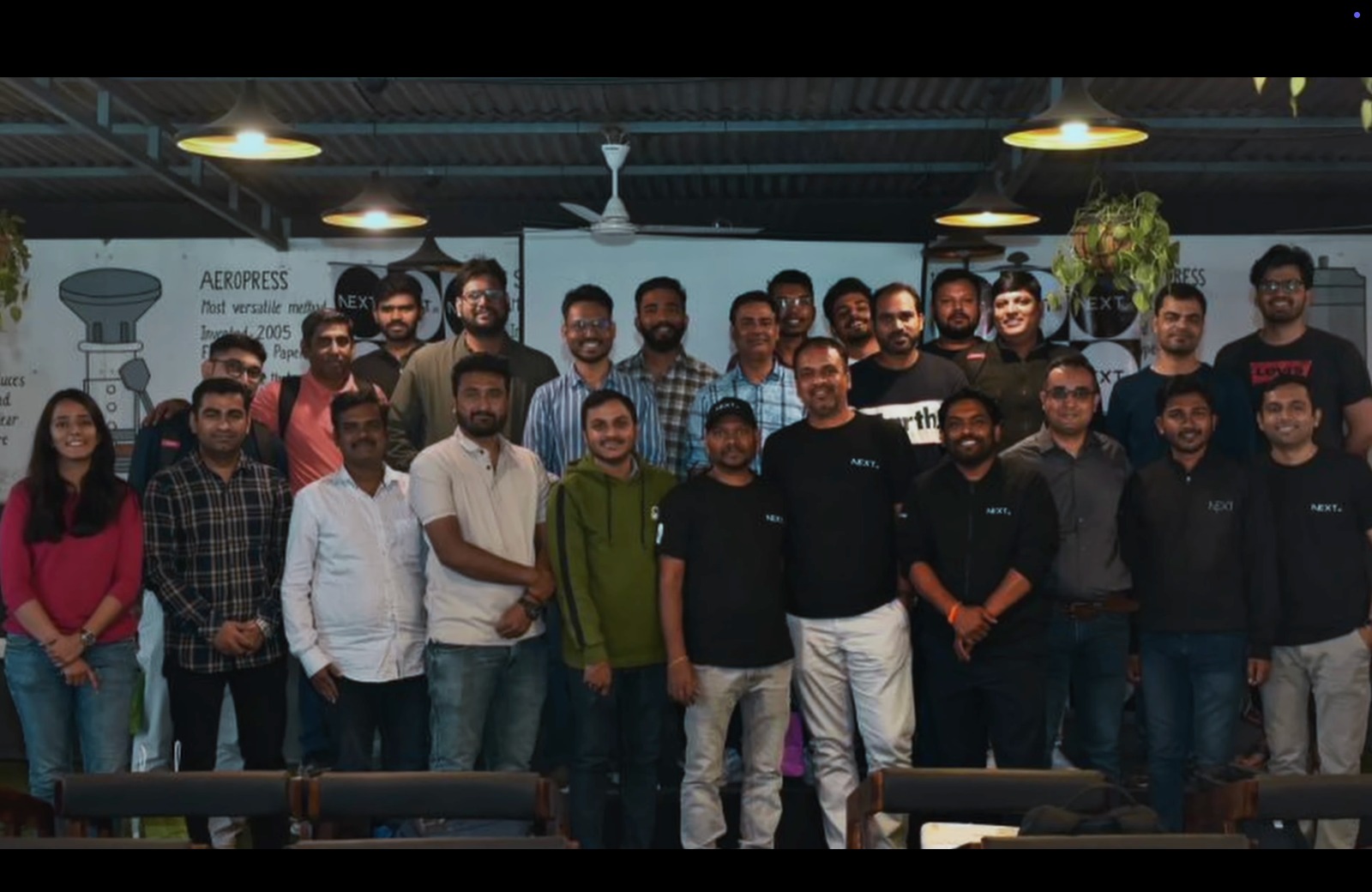 Next.js Meetup Pune December 2023 - Group photo of participants